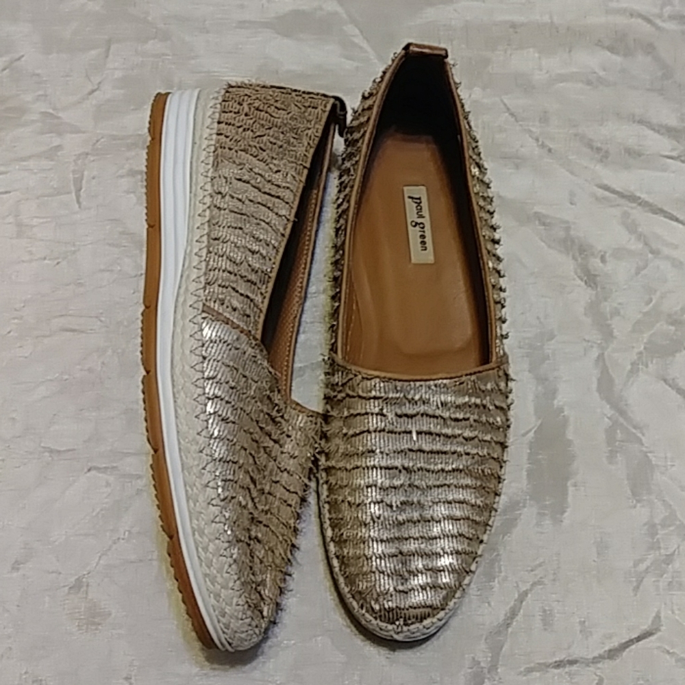 Paul Green Posh Flat Espadrille Slip On Shoed